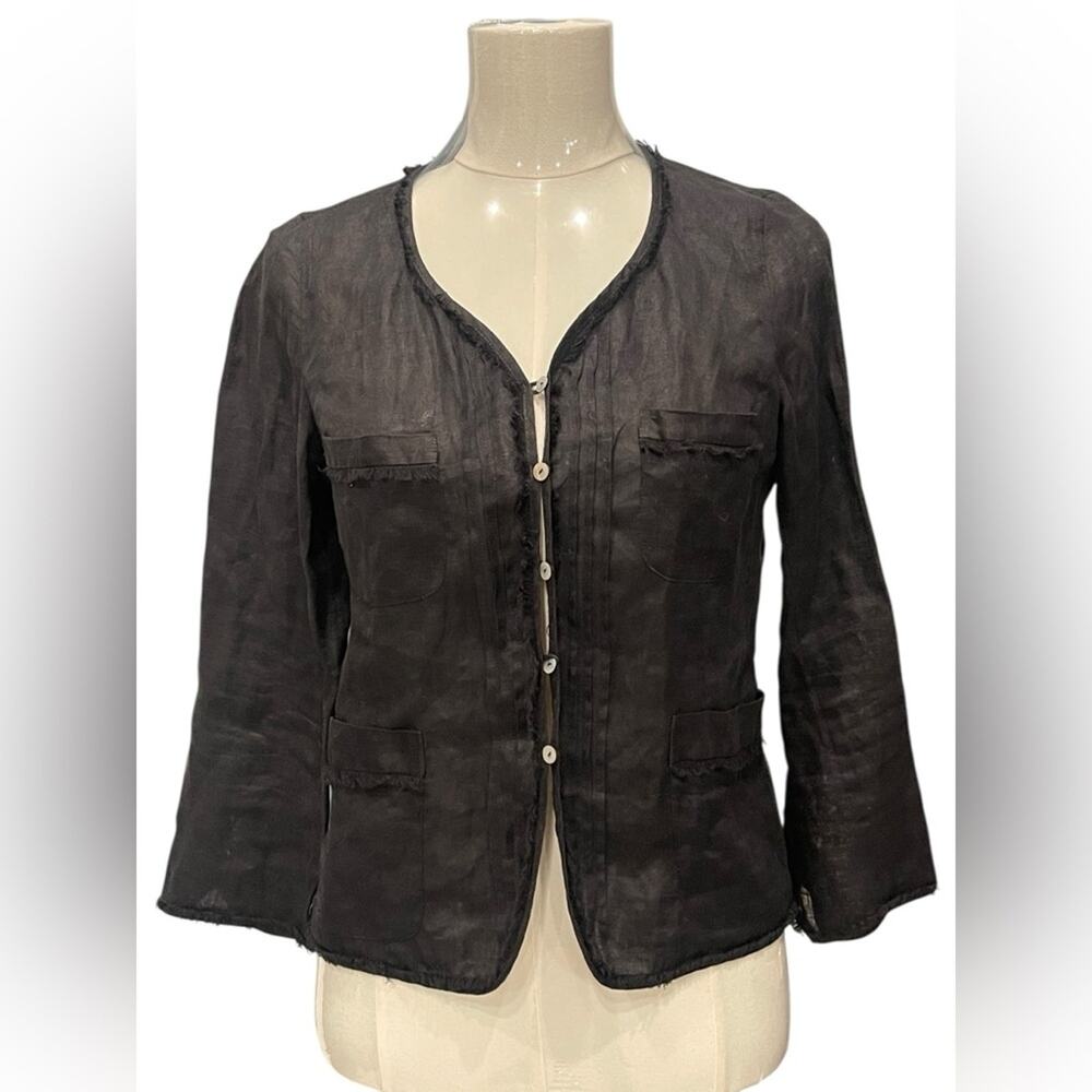 Gerard Darel linen blend jacket Size:36
